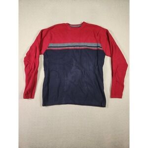 BKE Buckle Sweater Mens Small S Pullover Sweatshirt Crew Neck Red Cotton NWOT